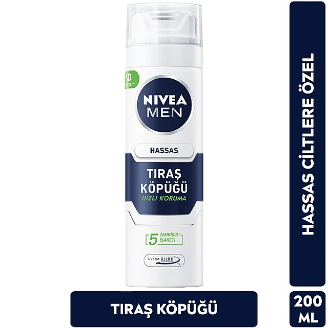 Nivea Men Hassas Tıraş Köpüğü 200ml - 6
