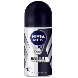 Nivea Men Invisible For Black & White Roll-On - Erkek Deodorant 50ml - Nivea