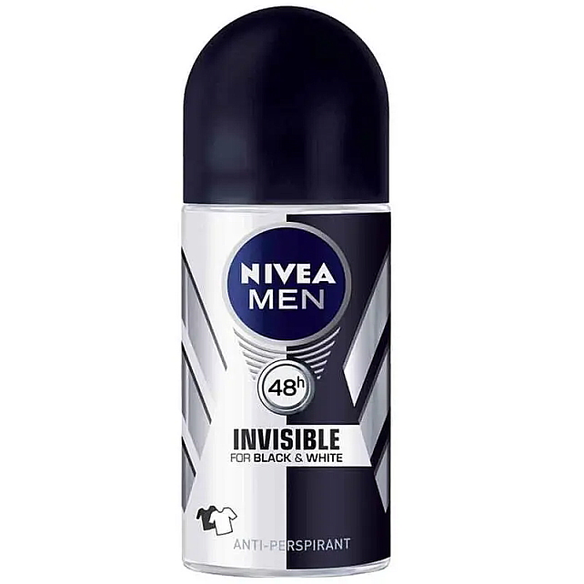 Nivea Men Invisible For Black & White Roll-On - Erkek Deodorant 50ml - 1