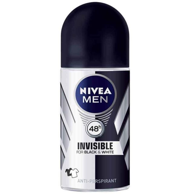 Nivea Men Invisible For Black & White Roll On - Erkek Deodorat 50ml - 1