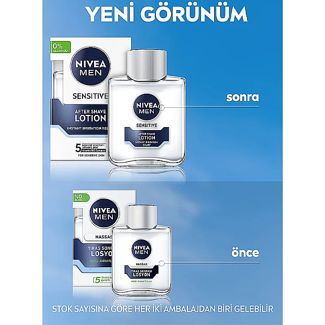 Nivea Men Sensitive - Hassas Cilt Tıraş Sonrası Losyon 100ml - 3
