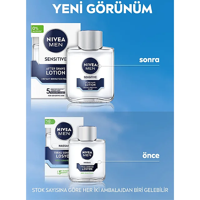 Nivea Men Sensitive - Hassas Cilt Tıraş Sonrası Losyon 100ml - 3