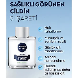 Nivea Men Sensitive - Hassas Cilt Tıraş Sonrası Losyon 100ml - 4