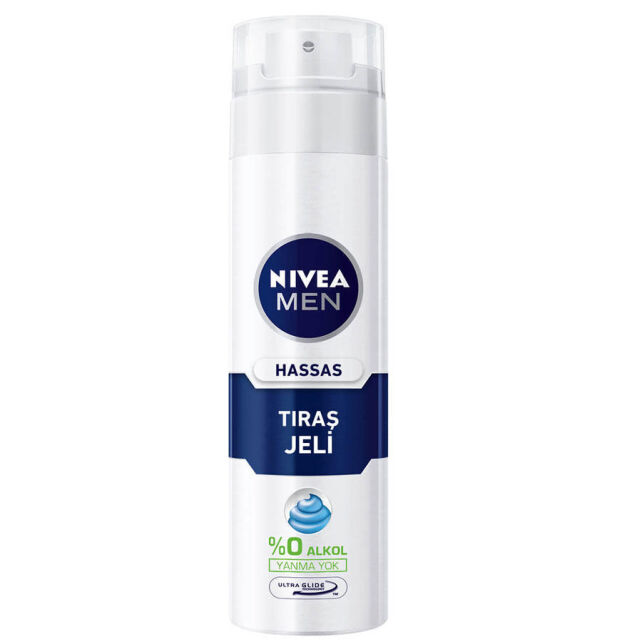 Nivea Men Sensitive Hassas Ciltler İçin Tıraş Jeli 200ml Nivea Men Sensitive Hassas Ciltler İçin Tıraş Jeli 200ml
