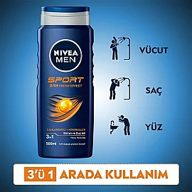 Nivea Men Sport - Duş Jeli 500ml - 4