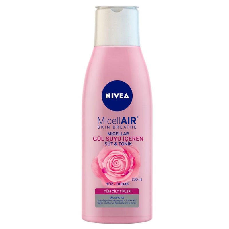 Nivea Micellaier Gül Suyu İçeren Süt 200ml Nivea Micellaier Gül Suyu İçeren Süt 200ml