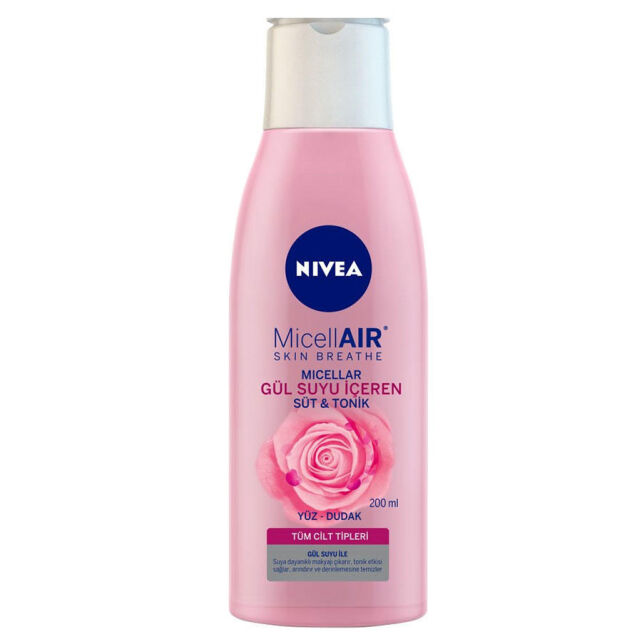 Nivea Micellair Gül Suyu Özlü Süt & Tonik 200ml Nivea Micellair Gül Suyu Özlü Süt & Tonik 200ml