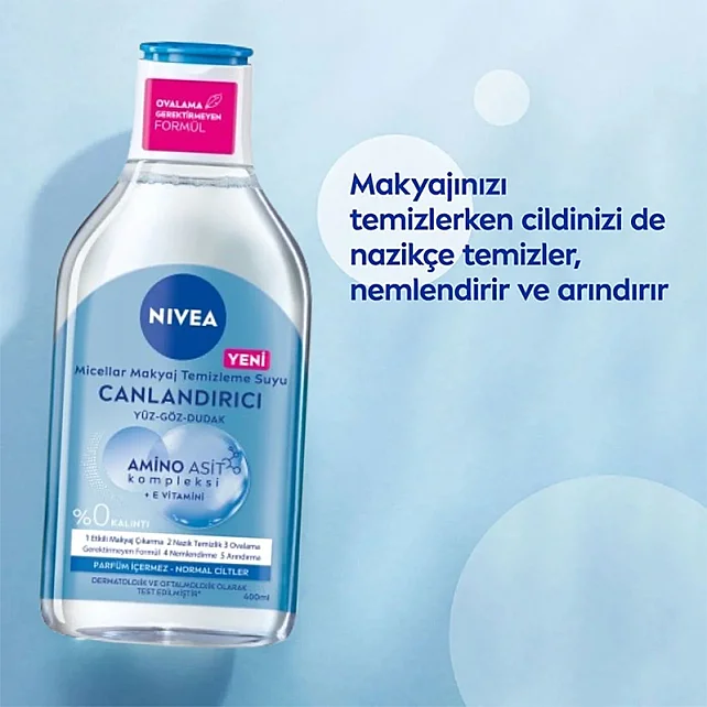 Nivea Micellar Makyaj Temizleme Suyu 400ml - 4