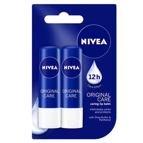 Nivea Original Care Lip Balm 2'li 2x4.8gr Nivea Original Care Lip Balm 2'li 2x4.8gr