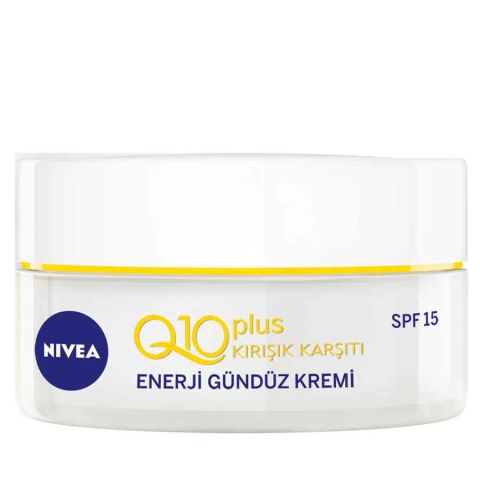 Nivea Q10 Plus Kırışıklık Karşıtı Enerji Gündüz Kremi SPF15 50ml Nivea Q10 Plus Kırışıklık Karşıtı Enerji Gündüz Kremi SPF15 50ml