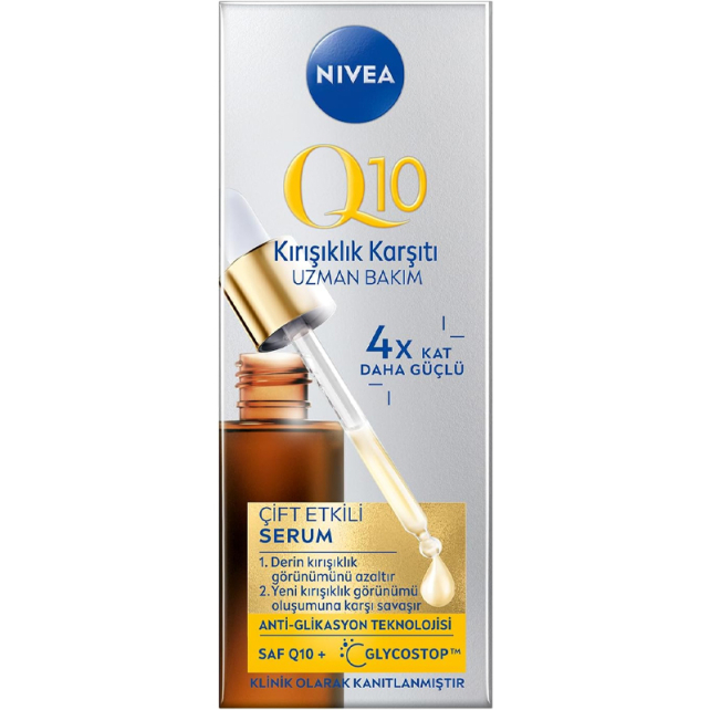 Nivea Q10 Kırışıklık Karşıtı Uzman Bakım - Çift Etkili Serum 30ml - 2