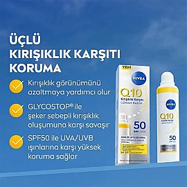 Nivea Q10 Kırışıklık Karşıtı Uzman Bakım SPF 50+ Gündüz Bakım Kremi 40ml - 2