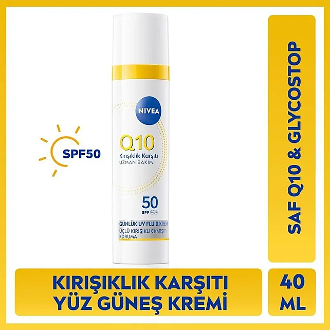 Nivea Q10 Kırışıklık Karşıtı Uzman Bakım SPF 50+ Gündüz Bakım Kremi 40ml - 8