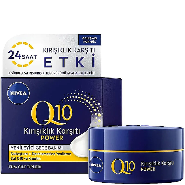 Nivea Q10 Power Kırışıklık Karşıtı Gece Kremi 50ml - 1