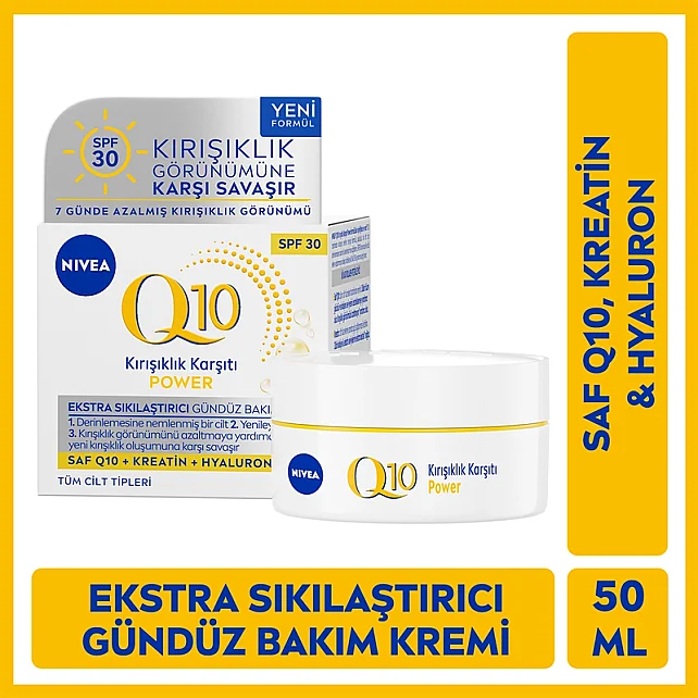Nivea Q10 Power Kırışıklık Karşıtı SPF 30 Gündüz Kremi 50ml - 8