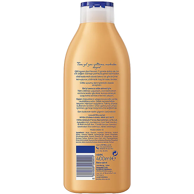 Nivea Q10 Sıkılaştırıcı Etkili Kademeli Bronzlaştırıcı Losyon 400ml - 2