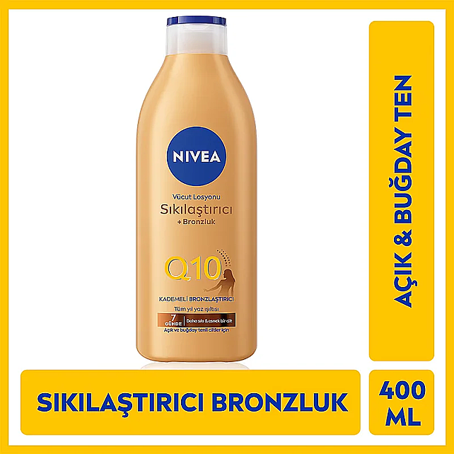 Nivea Q10 Sıkılaştırıcı Etkili Kademeli Bronzlaştırıcı Losyon 400ml - 8