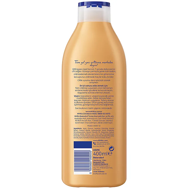 Nivea Q10 Sıkılaştırıcı Etkili Kademeli Bronzlaştırıcı Losyon 400ml - 2