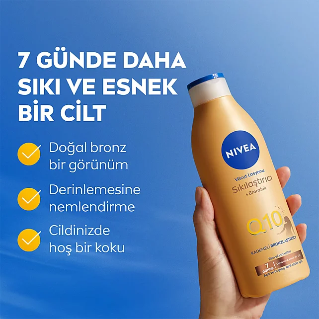 Nivea Q10 Sıkılaştırıcı Etkili Kademeli Bronzlaştırıcı Losyon 400ml - 3