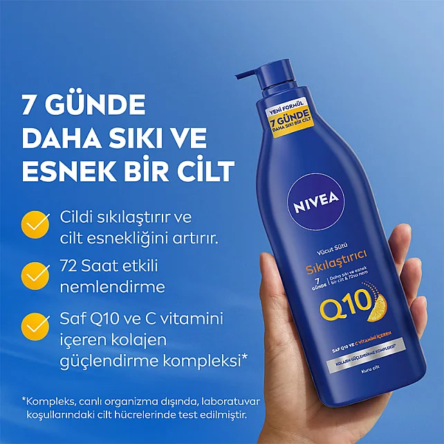 Nivea Q10 Sıkılaştırıcı Etkili Vücut Sütü 300ml - 3