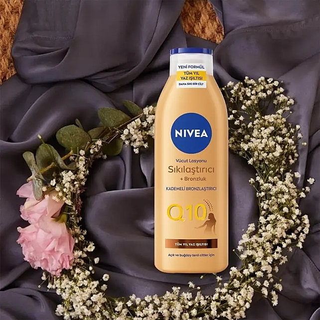 Nivea Q10 Sıkılaştırıcı ve Bronzlaştırıcı Vücut Losyonu 250ml - 5