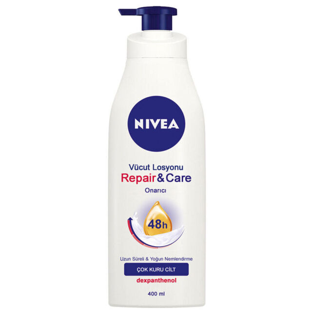 Nivea Repair & Care Body Lotion - Onarıcı Vücut Bakım Losyonu 400ml Nivea Repair & Care Body Lotion - Onarıcı Vücut Bakım Losyonu 400ml