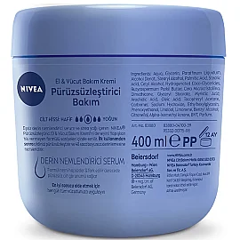 Nivea Smooth Sensation El ve Vücut Bakım Kremi 400ml - 4