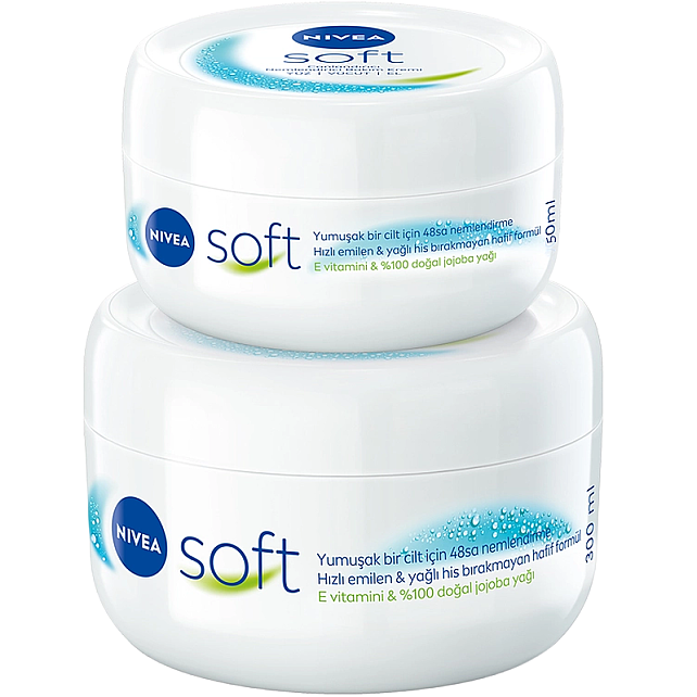 Nivea Soft Nemlendirici Bakım Kremi - Soft Krem Hediyeli