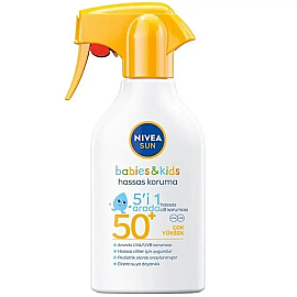 Nivea Sun Kids & Babies SPF 50+ Bebek ve Çocuk Güneş Spreyi 270ml - Nivea