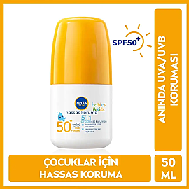 Nivea Sun Kids & Babies SPF 50 Bebek ve Çocuk Roll-On Güneş Koruyucu 50ml - 3