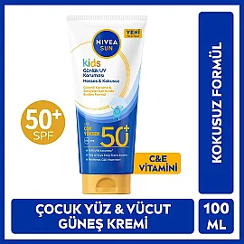 Nivea Sun Kids SPF 50+ Çocuklar için Yüksek Koruyucu Güneş Kremi 100ml - 7