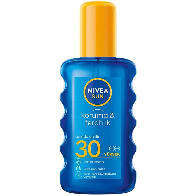 Nivea Sun Koruma & Ferahlık SPF 30 Güneş Sprey 200ml - 1