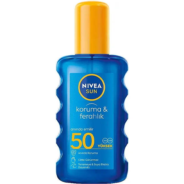 Nivea Sun Koruma & Ferahlık SPF 50 Güneş Sprey 200ml - 1