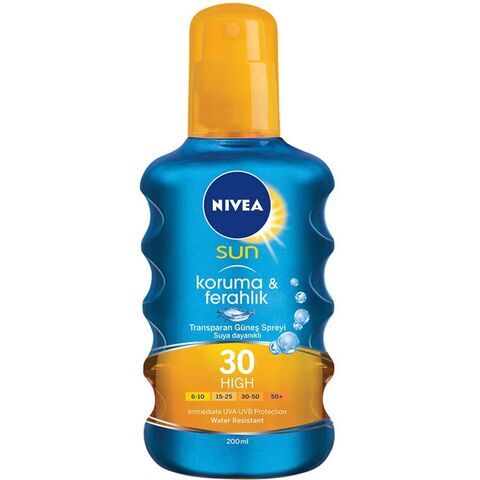 Nivea Sun Koruma & Ferahlık SPF 30+ Güneş Spreyi 200ml Nivea Sun Koruma & Ferahlık SPF 30+ Güneş Spreyi 200ml