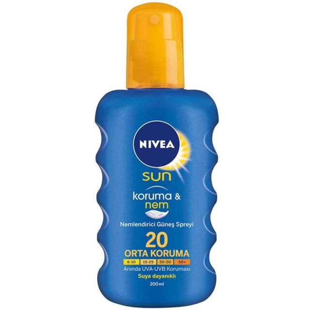 Nivea Sun Koruma & Nem 20+ Güneş Losyonu 200ml Nivea Sun Koruma & Nem 20+ Güneş Losyonu 200ml