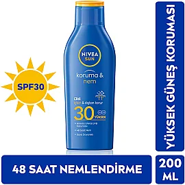 Nivea Sun Koruma & Nem SPF 30 Güneş Losyonu 200ml - 9
