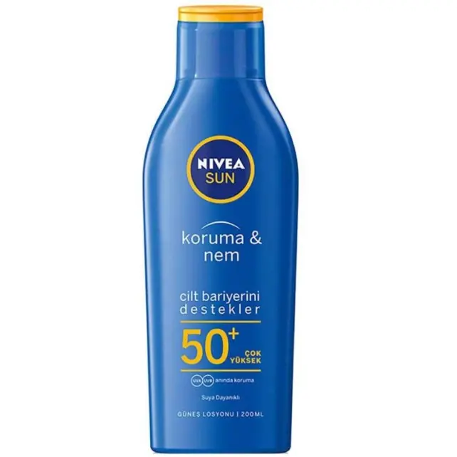 Nivea Sun Koruma & Nem SPF 50+ Güneş Losyonu 200ml - 1