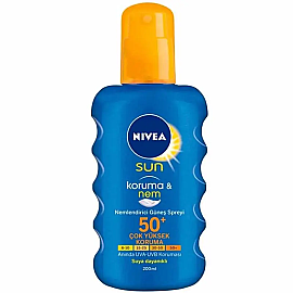 Nivea Sun Koruma & Nem SPF 50+ Nemlendirici Güneş Koruyucu Sprey 200ml - Nivea