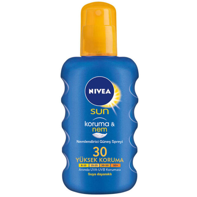 Nivea Sun Koruma & Nemlendirici Güneş Spreyi SPF 30 200ml - 1