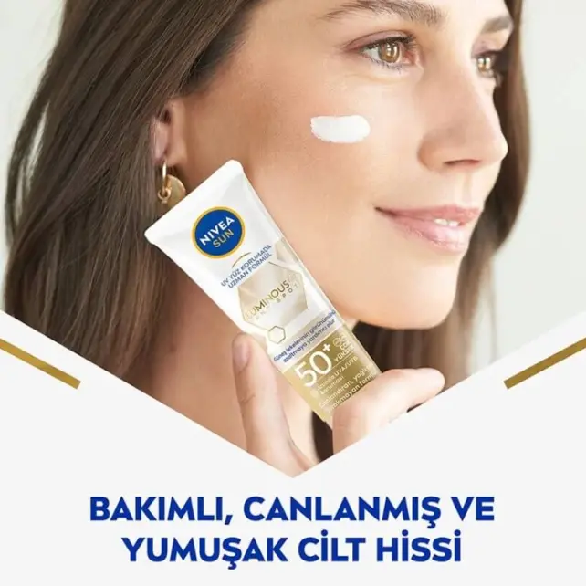 Nivea Sun Luminous SPF 50+ Leke Karşıtı Yüksek Güneş Koruyucu 35ml - 3