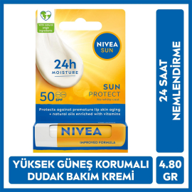 Nivea Sun Protect SPF 50+ Yüksek Güneş Korumalı Dudak Bakım Kremi 4.80g - 2