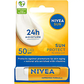 Nivea Sun Protect SPF 50+ Yüksek Güneş Korumalı Dudak Bakım Kremi 4.80gr - Nivea