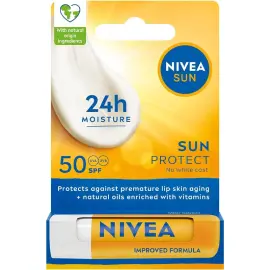 Nivea Sun Protect SPF 50+ Yüksek Güneş Korumalı Dudak Bakım Kremi 4.80g - Nivea