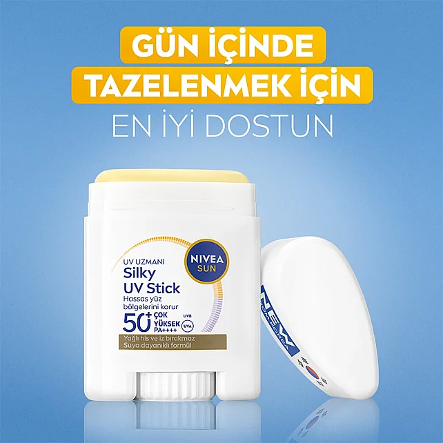 Nivea Sun Silky Uv Stick SPF 50+ Stick Güneş Koruyucu 15ml - 7
