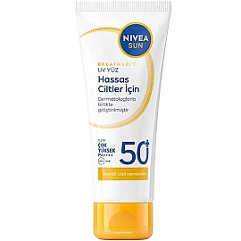 Nivea Sun SPF 50 Hassas Cilt Yüz Güneş Kremi 50ml - Nivea