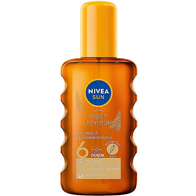 Nivea Sun Yoğun Bronzluk - Bronzlaştırıcı Güneş Yağı Spreyi 200ml - 1