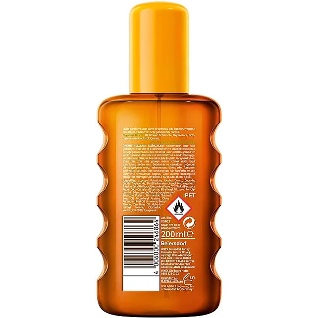 Nivea Sun Yoğun Bronzluk - Bronzlaştırıcı Güneş Yağı Spreyi 200ml - 2