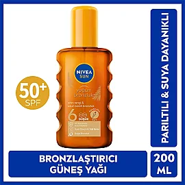 Nivea Sun Yoğun Bronzluk - Bronzlaştırıcı Güneş Yağı Spreyi 200ml - 7