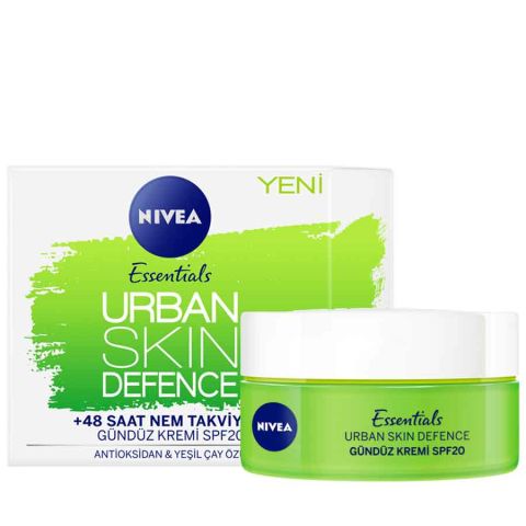 Nivea Urban Skin Defence SPF20 - Nemlendirici Gündüz Kremi 50ml Nivea Urban Skin Defence SPF20 - Nemlendirici Gündüz Kremi 50ml