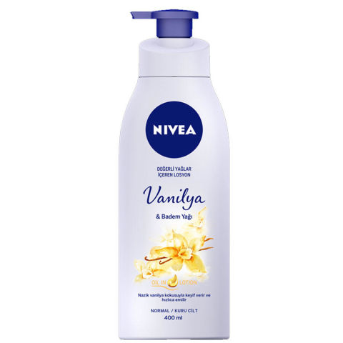 Nivea Vanilya & Badem Oil Body Lotion-Nemlendirici Vücut Losyonu 400ml Nivea Vanilya & Badem Oil Body Lotion-Nemlendirici Vücut Losyonu 400ml